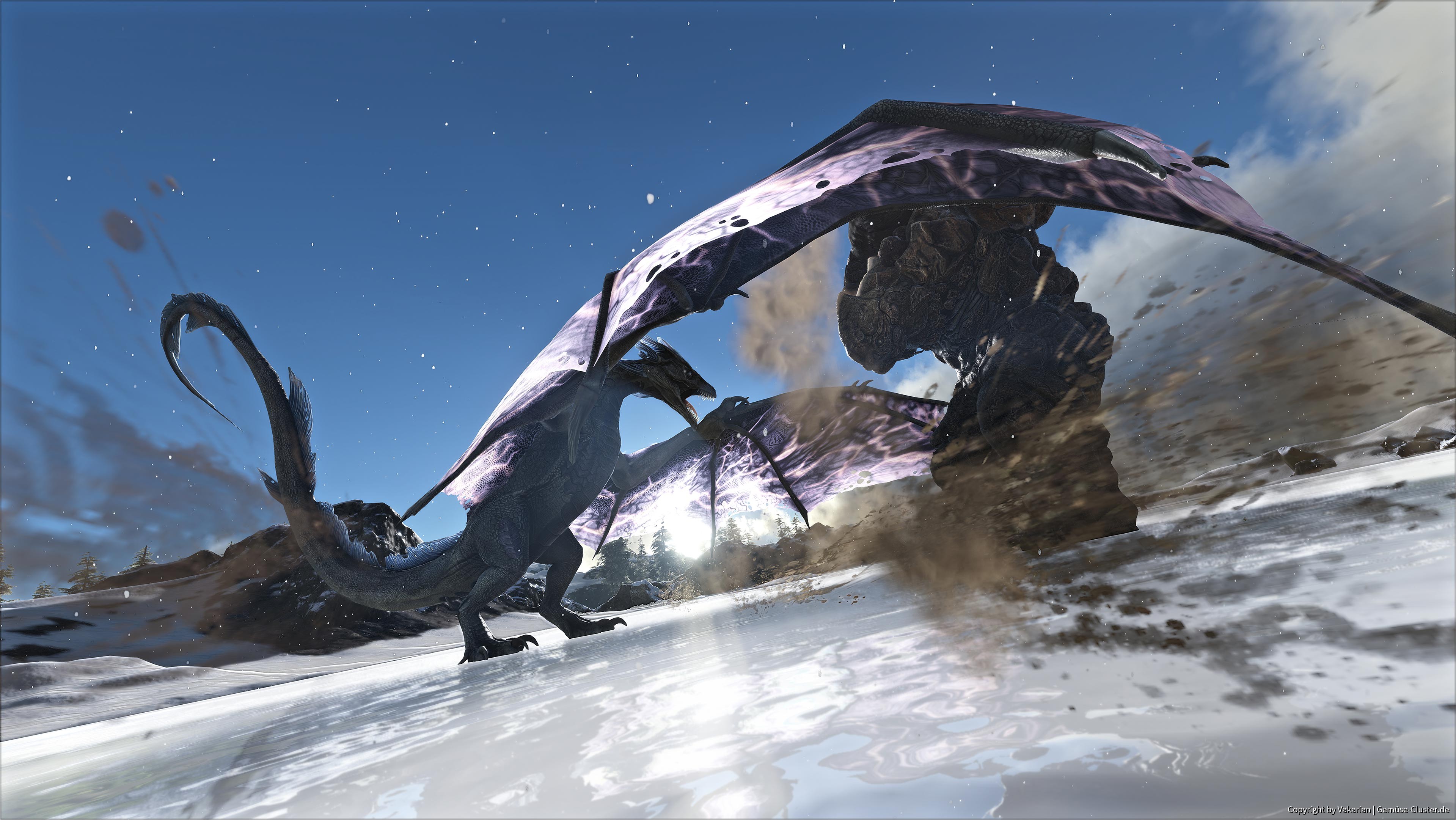 Wyvern vs Golem