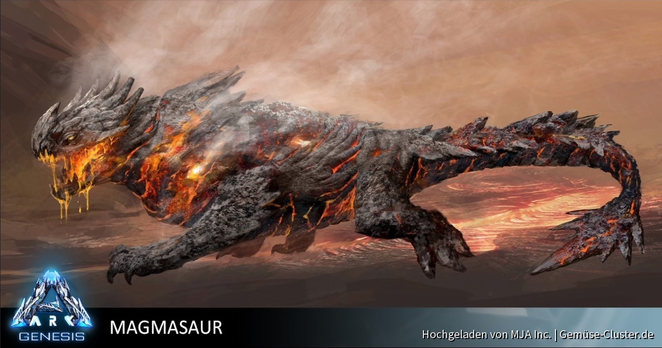 ARK Genesis Magmasaur